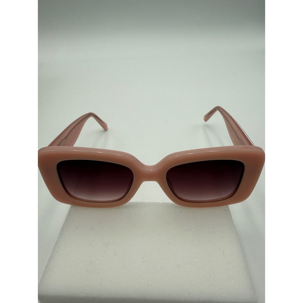 LoveShackFancy Sunglasses Women OS Pink Excellent Arietta 1154 Floral Square